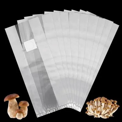 Zdjęcie produktu dla Worki do uprawy z PVC 32 x 50 cm, z filtrem, odporne na rozdarcia, wytrzymałe, do uprawy grzybów