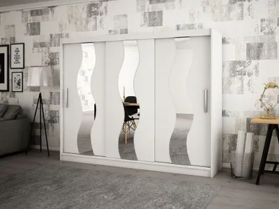 Obrázek produktu pro MINIO Šatní skříň 250 cm SEWILLA Bílá matná