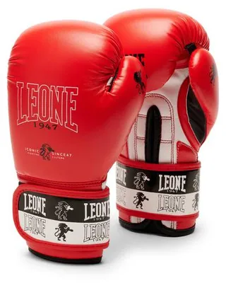Produktbild von Leone1947 Iconic Junior-boxhandschuhe Aus Kunstleder Rot 6 Oz Rot 6 Oz