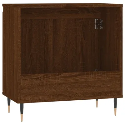 Produktbild von "2026 Aktion"Badschrank/Hochschrank stylische - Badezimmerschrank, Badschrank - Braun Eichen-Optik 58x33x60cm Holzwerkstoff - Badezimmerschränke NeuMöbel768372