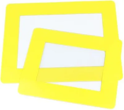 Image de Tarifold 197624 lettre et chiffre autocollants 4 pièce(s) Jaune Symbol