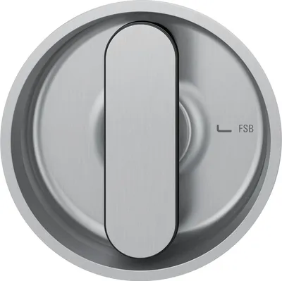 Immagine prodotto di Copriporta scorrevole FSB 42 4264 rotondo, acciaio inox satinato