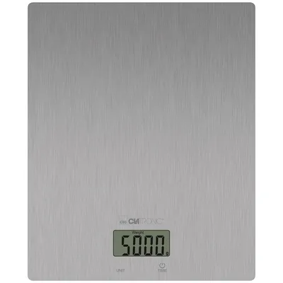 A top-down view of a digital kitchen scale.