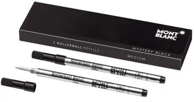 Produktbild von Montblanc Tintenrollermine 128231 mystery black M sw 2 St./Pack.