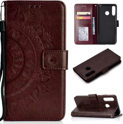 Obrázek produktu pro Pouzdro na mobil Huawei P30 Lite, flipové pouzdro, obal na mobil, taštička, mandala