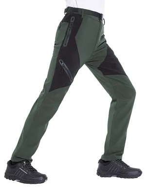 Productafbeelding van Heren Softshell Wandelsbroek met Ritszakken en Sneldrogende Eigenschappen