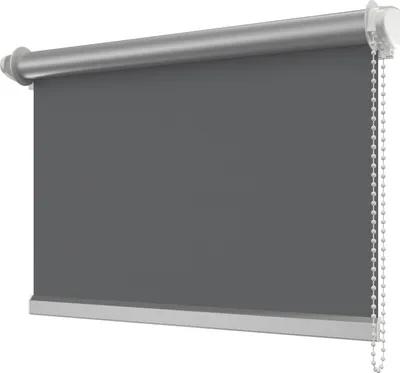Produktbild von Interdeco Klemmfix Seitenzugrollo / Thermorollo und Verdunkelungsrollo Taubenblau (3017), Typ SZ3, Breite x Höhe 98,5 x 175 cm