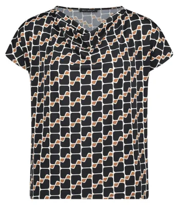 Produktbild von Betty Barclay Shirt Kurz 1/2 Arm Dark Blue/Brown 42