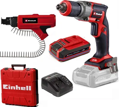 Produktbild von Einhell Professionel Trockenbauschrauber TP-DY 18 Li- BL Sealed Akku 3.0 Ah Magazin Koffer