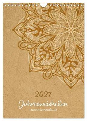 Produktbild von Jahresweisheiten (Wandkalender 2027 DIN A4 hoch), CALVENDO Monatskalender