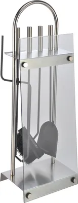 Obrázek produktu pro Sada krbových příborů z nerezové oceli 22x16x65cm
