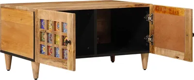 Obrázok produktu pre vidaXL Konferenčný stolík prírodný 80 x 50 x 40 cm z masívneho mangového dreva