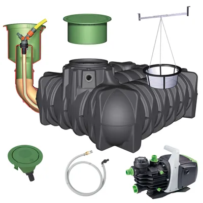 Produktbild von Graf Platin Komplettpaket Garten-Jet begehbar 5000 l