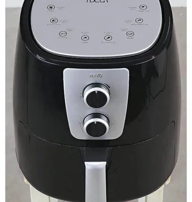 Image de DCG Eltronic FR3505 friteuse Unique 5,2 L Autonome 1300 W Friteuse d’air chaud Noir, Argent