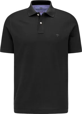 Produktbild von Fynch Hatton - Herren Poloshirt (10001700), Größe:4XL, Fynch Hatton farbe:Black (999)