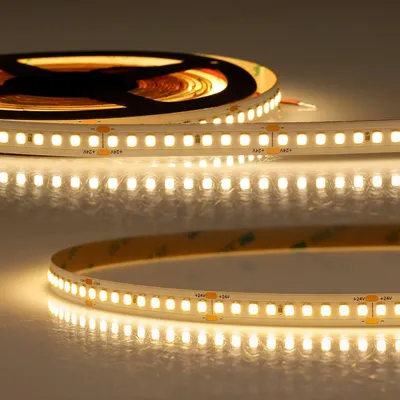 Produktbild von ISOLED 116890 LED HEQ827 Flexband 185 lm/W, 24V DC, 9W, IP20, 2700K, 5m Rolle, 180 LED/m