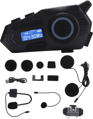 Obrázek produktu pro Helma Headset Vodotěsná redukce šumu Motocyklová sluchátka Podpora zvukového asistenta pro hudební hovory