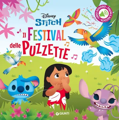 Produktbild von Stitch. Il festival delle puzzette. Libro sonoro. Premi e ascolta