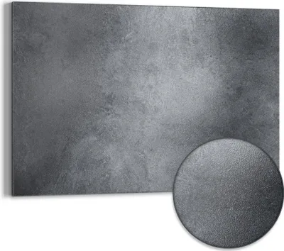Produktbild von DEQORI Magnettafel Metall 60x40 cm 'Betonstruktur im Detail' Whiteboard Pinnwand Büro