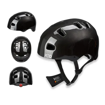 Produktbild von KED 5Forty Jugend Helm – Leichter Skate-Bike-Helm Mit QUICKSAFE Verstellsystem Und Maxshell Technologie Farbe: black Größe: 57-62 (L)