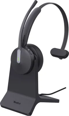 Produktbild von Yealink BH70 Mono mit Standfuß Teams USB-C/A Headset, Kabellos, 20 - 20000 Hz, Büro/Callcenter, 91 g, Kopfhörer, Schwarz