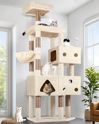 Produktbild von Kratzbaum für große Katzen - Krabton mit Katzenhaus