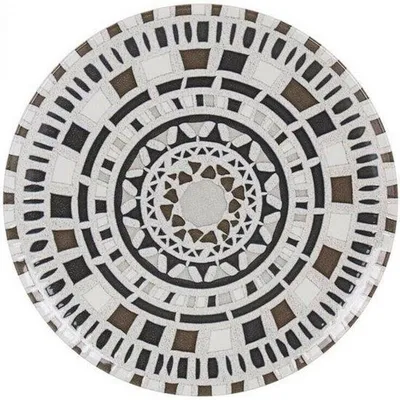 Image de Flad plade La Mediterranea Barroc Monaco Glanz Porzellan (Ø 26 cm)