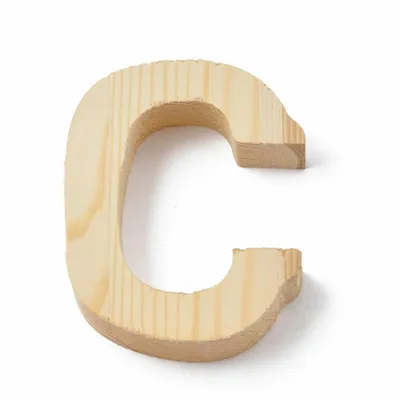 Produktbild von Einzelner Buchstabe C für kreative Gestaltung und Dekoration, mit einer Höhe von 8 cm