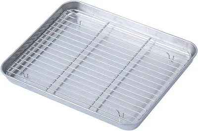 Produktbild von Famanu Backblech mit Kühlrost - für Ofen und Grill