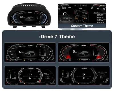 Produktbild von Digitales Dashboard-Cluster, Echtzeitnavigation, Adaptive Steuerungen, F25 Standardversion