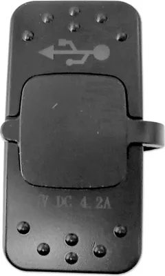 Produktbild von USB Doppelsteckdose | Typ A | 12-24V | 5V 2,1A | 37x21mm | Clip