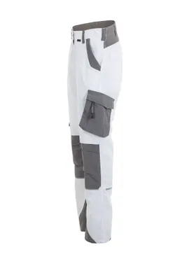 Produktbild von Damen Bundhose Norit weiß/zink Größe 40