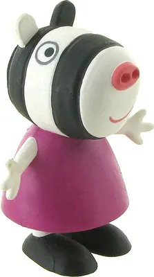 Produktbild von Comansi Zoe Zebrafigur 6 Cm Rosa  Rosa One Size