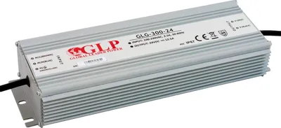 Zdjęcie produktu dla GLP GLG-300-24: zasilacz PFC 300 W, IP67, 24 V 12,5 A