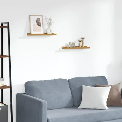 Immagine prodotto di Maison Exclusive - 2 mensole da parete, beige, 40 x 9 x 3 cm, materiale composito di legno