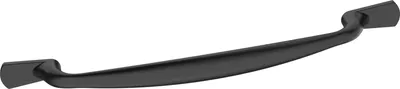 Produktbild von Mattschwarze Schrankgriffe - 128 mm Bohrlochabstand - 10 Stück