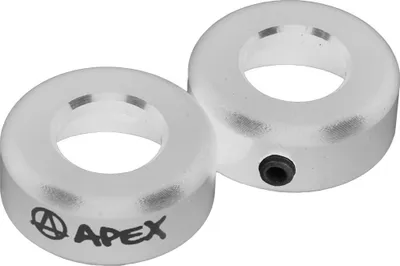 Produktbild von Apex schraubbare Alu Barends Endkappen Silber