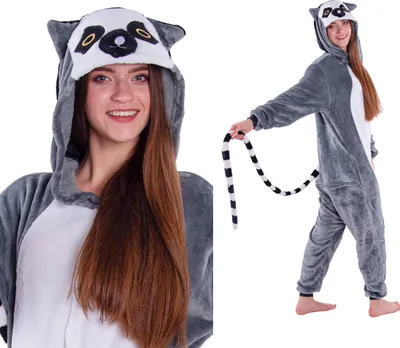 Obrázek produktu pro Pyžamo Kigurumi Onesie Lemur, velikost M