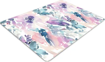 Produktbild von Stuhlunterlage Bürostuhlunterlage 120 cm x 90 cm Bodenmatte Bürostuhlunterlage - Blumengarten
