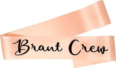 Produktbild von Oblique Unique Schärpe Braut Crew JGA Junggesellinnenabschied Hen Party Bride to be Lachs farben