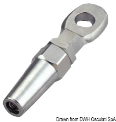 Produktbild von Edelstahl Augenendstück Ø 12 mm Osculati 05.219.12