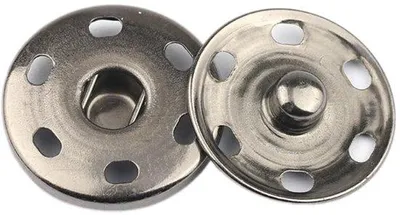 Zdjęcie produktu dla Zestaw guzików do rękodzieła i projektów DIY - 20 sztuk - metal - antyczny złoty/srebrny/czarny - średnica 15 mm
