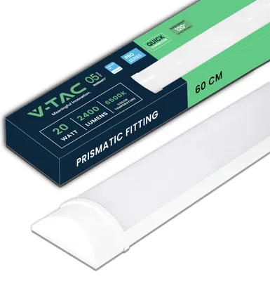 Produktbild von V-TAC Feuchtraumleuchte LED 60 CM, 20W, 2400 Lumen, für Wand & Garage