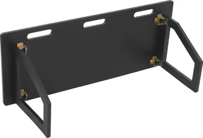 Produktbild von Fußball Rebounder - Prallwand - Trainingszubehör - Tragbar - Metallscharnier - Für Pass- und Schusstraining - Schwarz