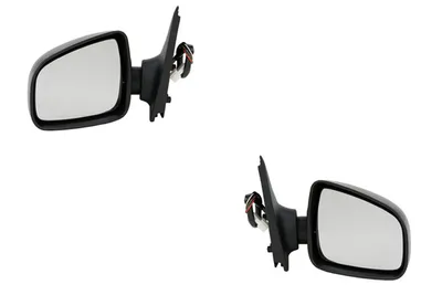 Immagine prodotto di Johns, specchietto retrovisore esterno per Dacia Sandero II 01/13- Set destra e sinistra, nero 963023731R 6001549716 963014492R 6001549717