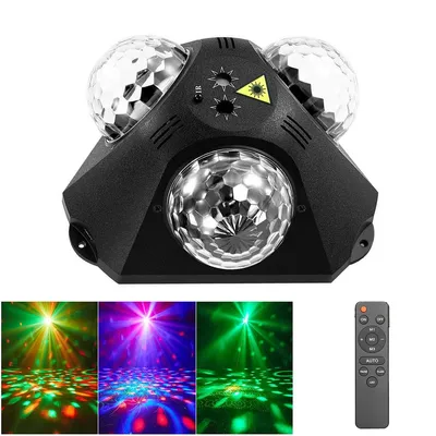Produktbild von Discokugel Disco Lights,LED Musikgesteuert DJ PartylichtM, Fernbedienung für Tanzpartys,Geburtstag,Karaoke ,Deko Lampe