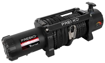 Produktbild von Elektrische Seilwinde für PRESKO RAPTOR 13.5FS 12V 6130kg Anhänger mit 24m Seil