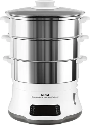Zdjęcie produktu dla Garnek do gotowania na parze Tefal Convenient Series Deluxe biały VC502D10