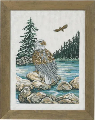 Immagine prodotto di Permin ricamo a punto croce "Aquila di mare", schema contato, 31x41cm, 90-2170