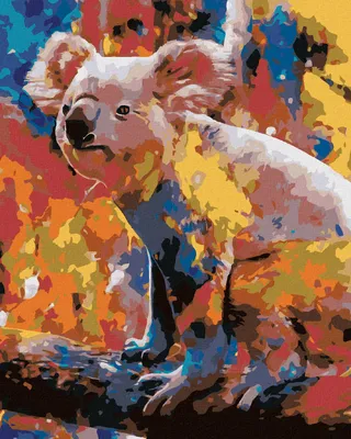 Produktbild von Zuty - Malen nach Zahlen - BUNTER KOALA, 40x50 cm, ohne Keilrahmen